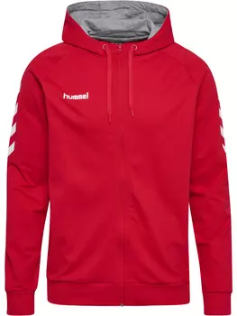 Толстовка Hummel Baumwoll Hoodie Hmlgo Cotton Zip Hoodie, цвет TRUE RED