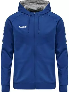 Толстовка Hummel Baumwoll Hoodie Hmlgo Cotton Zip Hoodie, цвет TRUE BLUE