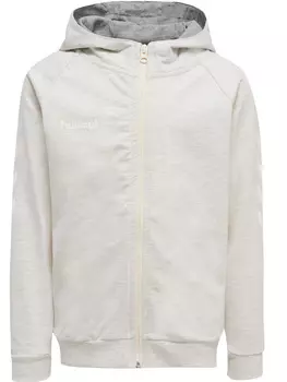 Толстовка Hummel Baumwoll Hoodie Hmlgo Cotton Zip Hoodie Woman, цвет EGRET MELANGE