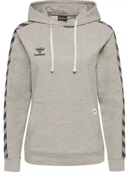 Толстовка Hummel Baumwoll Hoodie Hmlmove Classic Hoodie Woman, серый меланж