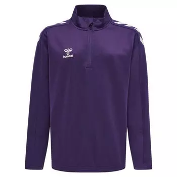 Толстовка Hummel Core XK Poly Half Zip, фиолетовый