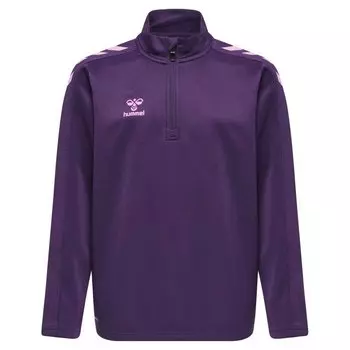 Толстовка Hummel Core XK Poly Half Zip, фиолетовый