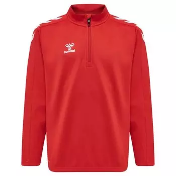 Толстовка Hummel Core XK Poly Half Zip, красный