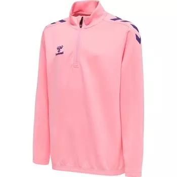 Толстовка Hummel Core Xk Poly Half Zip, розовый