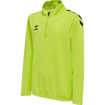 Толстовка Hummel Core Xk Poly Half Zip, зеленый