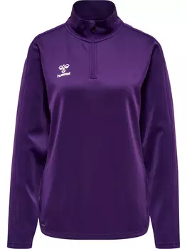 Толстовка Hummel, цвет ACAI/WHITE