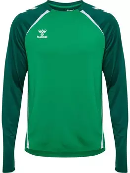 Толстовка Hummel, цвет jelly bean/evergreen