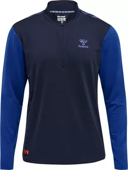Толстовка Hummel, цвет MARITIME BLUE/SURF THE WEB