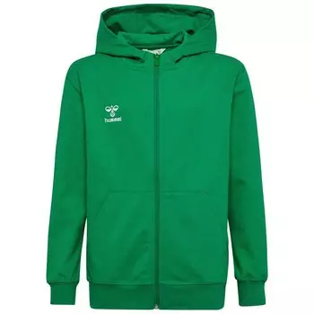 Толстовка Hummel Go 2.0 Full Zip, зеленый