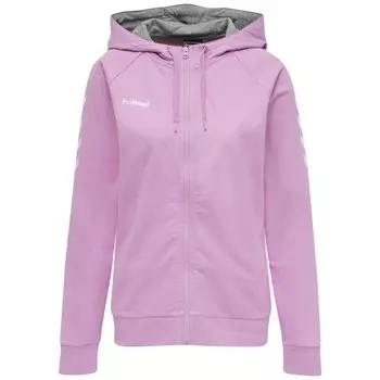 Толстовка Hummel Go Cotton Full Zip, фиолетовый