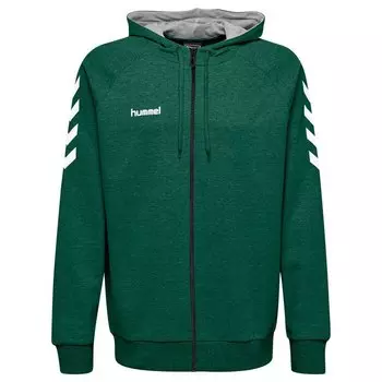 Толстовка Hummel Go Full Zip, зеленый