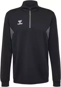 Толстовка Hummel "HMLAUTHENTIC HALF ZIP SWEAT", черный