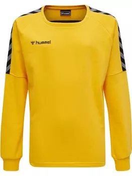 Толстовка Hummel Hmlauthentic Kids Training Sweat, цвет SPORTS YELLOW