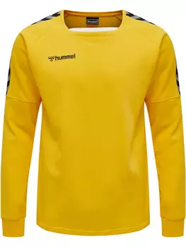 Толстовка Hummel Hmlauthentic Training Sweat, цвет SPORTS YELLOW
