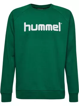 Толстовка Hummel Hmlgo Cotton Logo, цвет EVERGREEN