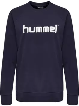 Толстовка Hummel Hmlgo Cotton Logo Woman, морской