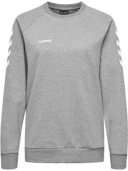 Толстовка Hummel Hmlgo Cotton Woman, серый меланж
