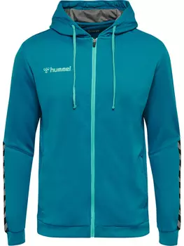 Толстовка Hummel Hoodie Hmlauthentic Poly Zip Hoodie, цвет CELESTIAL