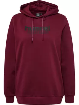 Толстовка Hummel Hoodie Hmlbooster Woman Hoodie, цвет CABERNET