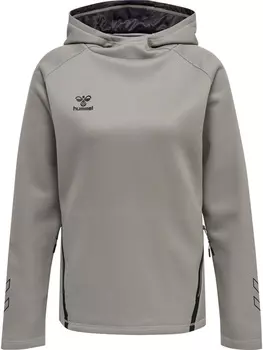 Толстовка Hummel Hoodie Hmlcima Xk Hoodie Woman, серый меланж