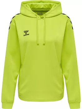 Толстовка Hummel Hoodie Hmlcore Xk Poly Sweat Hoodie Woman, цвет LIME POPSICLE