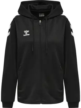 Толстовка Hummel Hoodie Hmlcore Xk Poly Zip Hood Sweat Woman, черный