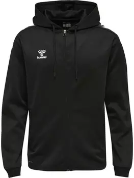 Толстовка Hummel Hoodie Hmlcore Xk Poly Zip Hood Sweat, черный