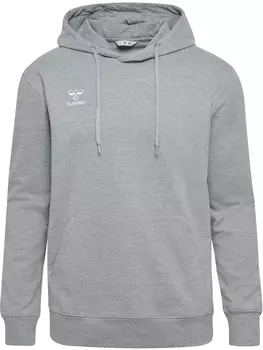 Толстовка Hummel Hoodie Hmlgo 2.0 Hoodie, серый меланж