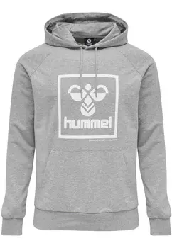 Толстовка Hummel Hoodie Hmlisam Hoodie, серый меланж