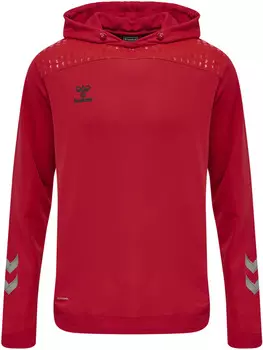 Толстовка Hummel Hoodie Hmllead Poly Hoodie, цвет TRUE RED
