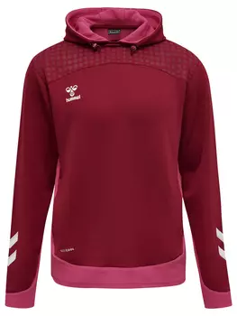 Толстовка Hummel Hoodie Hmllead Poly Hoodie, цвет BIKING RED