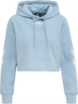 Толстовка Hummel Hoodie Hmllegacy Woman Cropped Hoodie, цвет PLACID BLUE