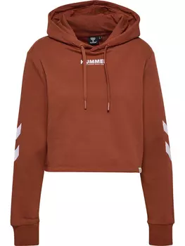 Толстовка Hummel Hoodie Hmllegacy Woman Cropped Hoodie, цвет ARABIAN SPICE
