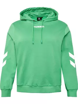 Толстовка Hummel Hoodie Hmllegacy Woman Hoodie Plus, цвет GREEN SPRUCE