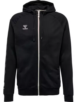 Толстовка Hummel Hoodie Hmlmove Grid Cot. Zip Hoodie Woman, черный