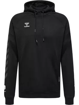 Толстовка Hummel Hoodie Hmlmove Grid Cotton Hoodie, черный