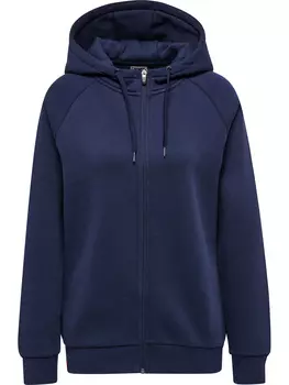 Толстовка Hummel Hoodie Hmlred Heavy Zip Hoodie Woman, морской