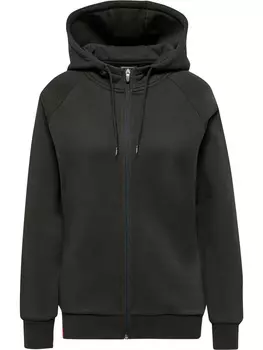 Толстовка Hummel Hoodie Hmlred Heavy Zip Hoodie Woman, цвет RAVEN