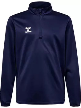 Толстовка Hummel Jacke Mit Kurzem Reiverschluss Hmlessential Half Zip Kids, морской