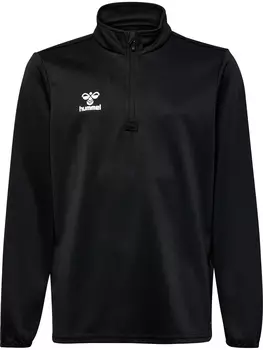 Толстовка Hummel Jacke Mit Kurzem Reiverschluss Hmlessential Half Zip Kids, черный