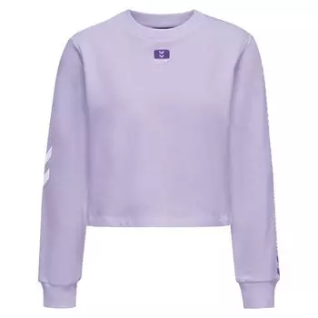 Толстовка Hummel Legacy Lula Cropped, фиолетовый