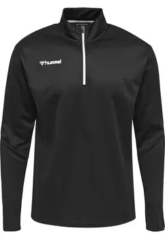 Толстовка Hummel Mit Kurzem Reiverschluss Hmlauthentic Kids Half Zip, черный