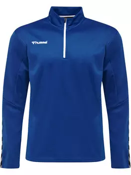 Толстовка Hummel Mit Kurzem Reiverschluss Hmlauthentic Kids Half Zip, цвет TRUE BLUE
