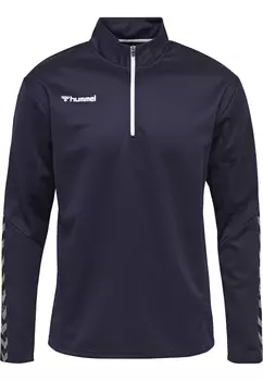 Толстовка Hummel Mit Kurzem Reiverschluss Hmlauthentic Kids Half Zip, морской