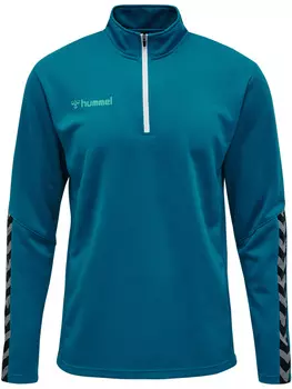 Толстовка Hummel Mit Kurzem Reiverschluss Hmlauthentic Kids Half Zip, цвет CELESTIAL