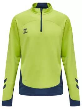 Толстовка Hummel Mit Kurzem Reiverschluss Hmllead Half Zip Kids, цвет LIME PUNCH
