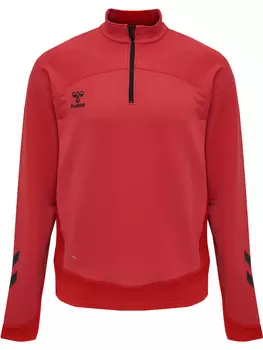 Толстовка Hummel Mit Kurzem Reiverschluss Hmllead Half Zip Kids, цвет TRUE RED