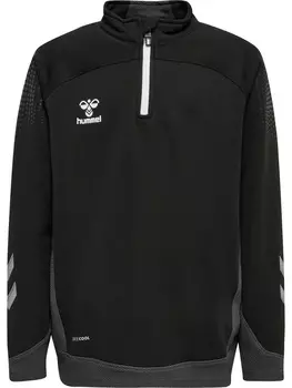 Толстовка Hummel Mit Kurzem Reiverschluss Hmllead Half Zip Kids, черный