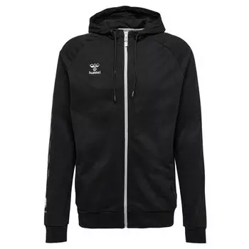 Толстовка Hummel Move Grid Cotton Full Zip, черный
