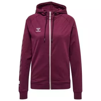Толстовка Hummel Move Grid Cotton Full Zip, красный
